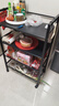 溢彩年华厨房置物架落地储物货架子零食多层推车客厅移动蔬菜篮收纳架6386 实拍图