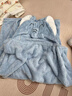 taoqibaby宝宝浴巾儿童带帽斗篷浴袍新生儿超软吸水浴巾包巾速干80*120cm 实拍图