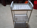 京东物流 落地小推车置物架家用玩具零食办公桌卫生间厨房储物架 白色三层 实拍图