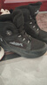 雪中飞雪地靴男女款冬季加绒保暖东北加厚旋钮扣外穿大棉鞋 炫酷黑 43 实拍图