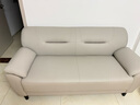 福罗帝（FROUDE）沙发真皮沙发双人位客厅沙发现代简约小户型北欧会客头层牛皮沙发 海绵款【一级福罗帝专用头层牛皮】浅灰 小三人1.7米 实拍图