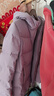 坦博尔羽绒服女短款秋冬连帽宽松保暖女士外套厚TD236356 芝袊紫 180  实拍图