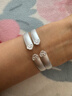 唯一（Winy）银手镯足银9999开口镯子纯银饰品生日新年礼物送女友老婆妈妈 实拍图