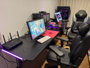傲风【Uzi推荐】A4Pro电竞桌国家补贴实木电动升降电脑桌办公桌子1.2m 实拍图