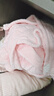 婴儿浴巾斗篷带帽速干浴袍加厚珊瑚绒新生儿洗澡巾裹巾 A类加厚款 粉色小兔 120*80cm 实拍图