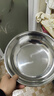 【不锈钢】和面盆厨房烘焙家用火锅盆洗菜打蛋汤锅盆醒面盆料理盆 30cm【热卖款】不锈钢 和面盆 实拍图