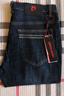 皮尔卡丹牛仔裤男冬季棉弹柔软宽松商务休闲直筒裤男士裤子深蓝色38 实拍图
