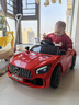 乐威普奔驰授权儿童电动车遥控四轮汽车宝宝礼物小孩玩具车可坐人摇摆车 实拍图