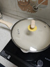 炊大皇  炒锅 麦饭石色不粘锅多功能少油烟炒菜锅平底30cm 电磁炉通用  实拍图