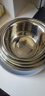 美厨（MAXCOOK）304不锈钢盆筛五件套加厚沙拉盆调料盆洗菜盆米筛味斗套装MCWA550 实拍图