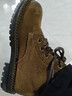 马登工装靴男士复古马丁靴英伦风高帮棕色皮鞋加绒休闲户外沙漠靴子 黄棕色 （加绒） 40 (250mm) 实拍图