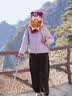 森马（Semir）羽绒服女90绒子短款轻暖三防可爱花苞帽冬新款立体防风外套 【正肩显瘦廓形】橡皮粉61216 XS 实拍图