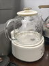 小熊（Bear）全玻璃养生壶 纯玻璃多功能恒温壶 办公室轻音炖煮花茶 1L YSH-J10D1 实拍图