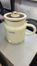 JIEXG养生壶 热牛奶杯 养生杯 煮茶花茶银耳静音 热牛奶神器烧水壶办公室烧水杯 热奶杯 0.8L 【带滤网】多功能炖煮 实拍图
