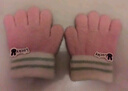 爱宝适婴儿手套秋冬保暖加绒宝宝拼色五指手套儿童分指手套 浅粉兔 2258 实拍图