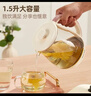 奥克斯（AUX）养生壶全自动1.5L家用煮茶壶24h预约烧水壶办公室多功能48小时智能恒温花茶壶煮茶器 316底盘 实拍图