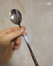 美厨（MAXCOOK）316L不锈钢勺子 食品级汤勺搅拌勺汤匙吃饭勺长柄甜品勺MCCU2474 实拍图