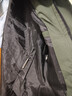罗蒙（ROMON）冲锋夹克男女户外运动登山服连帽外套防风防水风衣墨绿色S 实拍图