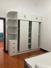 茉景【包安装】全实木衣柜卧室可推拉衣柜出租屋收纳储物移门衣橱 1.8主柜【三门】+边柜+顶柜 实拍图