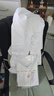 帕托瓦衬衫男长袖纯色商务职业正装白衬衫工装男装衬衣男CS108 白色 5XL 实拍图