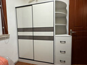 健康民居（K-MING）衣柜卧室木家具多门储物衣橱简易推拉门大衣柜 【两门】120厘米主柜+边柜 实拍图