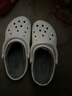 CROCS卡骆驰洞洞鞋贝雅男鞋女鞋轻便耐磨一脚蹬拖鞋休闲鞋|10126 白-100 39 (240mm) 实拍图