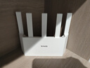 Tenda腾达路由器【千兆WiFi6+穿墙王】无线AX3000信号增强家用放大器Mesh限时补贴金榜一名云霄白立式 实拍图