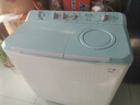 海尔（Haier）洗衣机半自动双缸双桶家用大容量强力去污双净力飓风水流洗脱分离公斤以旧换新 [leader新品]15kg强力去污+喷淋溢水 双缸 实拍图