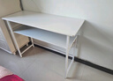 全品屋电脑桌长条桌简易书桌卧室学习桌写字桌窄桌办公工作台床边小桌子 【店长推荐】双层长120*宽40cm 升级加厚 实拍图