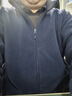 优衣库男装女装摇粒绒拉链茄克/长袖外套廓系夹克479792 69 藏青色 2XL /185/112C 实拍图