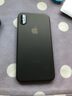 麦麦米适用苹果iphoneXS Max手机壳保护套超薄壳磨砂全包防摔简约套 iPhoneX透明黑手机壳+黑色3D钢化膜 实拍图
