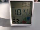 得力(deli)室内电子温湿度计/表办公家用壁挂桌面婴儿房办公用品儿童老人生日礼物带时间日历体感LE511 实拍图