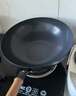 京东京造 铁陶炒锅 铁锅防粘炒菜电磁炉平底燃气灶【0氟健康】32cm 实拍图
