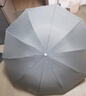 天堂 加大雨伞三折 晴雨两用商务伞经典格纹10骨大雨伞男女 天际灰 实拍图