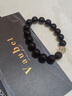VAUBEL天然黑曜石貔貅手链情侣款金曜石手串彩虹眼虎眼石小众生日礼物男 【收藏级】12mm天然黑曜石金发晶（一物一证） 实拍图