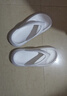 俞兆林（YUZHAOLIN）人字拖女外穿厚底踩屎感夹脚拖外穿沙滩鞋 YQ690 白色 38/39 实拍图