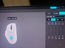 外星人（Alienware）AW620M游戏鼠标 右手型人体工学双模2.4g无线办公电竞宏鼠标 RGB灯效 26000原生DPI 磁力回弹 白色 实拍图