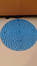 TEEIS德国指压板脚底按摩脚垫穴位疏通脚心仿鹅卵石圆形垫慢跑 烟雨蓝 【升级圆形直径55cm】 实拍图