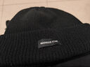 回力毛线帽男士秋冬季包头保暖针织帽子嘻哈时尚潮牌显脸小冷帽百搭 黑色 均码 实拍图