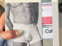 Calvin Klein内衣【新年礼物】男士本命年新年红三条装ck低腰棉质防夹臀内裤男 NP2765OZLK-深海蓝/海棠红/椰青灰  3条 M 实拍图