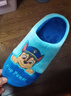 汪汪队儿童棉拖鞋冬耐磨室内男童女童卡通软底家居鞋小孩保暖拖鞋 2070天蓝 240/内长215mm  实拍图