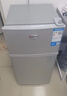 志高（CHIGO）小冰箱迷你小型家用冷藏冷冻两用宿舍出租房用双门办公室电冰箱节能省电 【一级能效】76L银色【三天约一度电】 实拍图