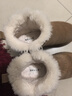 百丽慵懒百搭厚底雪地靴女靴子25冬新增高加绒短靴JD016DD5 可可栗 36 实拍图
