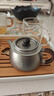 TILIVING(钛立维)纯钛旅行茶具套装便携式功夫茶杯快客杯四件套泡茶壶具 纯钛泡茶壶320ml 实拍图