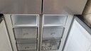 美的（Midea）慧鲜480升双变频一级能效十字四开门双开对开门超薄家用电冰箱风冷大容量政府补贴 BCD-480WSPZM(E) 实拍图