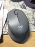 罗技（Logitech）M330 轻音鼠标 无线鼠标 办公鼠标 右手鼠标 带无线微型接收器 灰色 实拍图