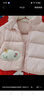巴拉巴拉童装儿童羽绒服宝宝男女童2025冬装新款婴儿外套保暖上衣泡芙羽绒 粉色小苹果60356-白鸭绒 130 （充绒量121g 适合6-7岁） 实拍图