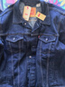 Levi's李维斯情侣同款美式经典复古休闲时尚潮牌修身牛仔夹克外套 深蓝色 L 实拍图