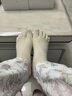 棉十三五指袜子女士新疆棉分趾中筒袜防臭抗菌五趾袜秋冬季长筒袜5双装 实拍图