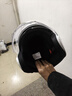 凤凰新国标A类3C认证电动车摩托车头盔双镜片防雾防风保暖哑黑 男女四季通用电瓶车3/4半盔冬季安全帽 实拍图